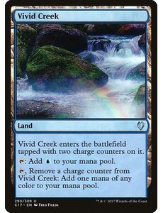 Magic: The Gathering Vivid Creek (290) Moderately Played