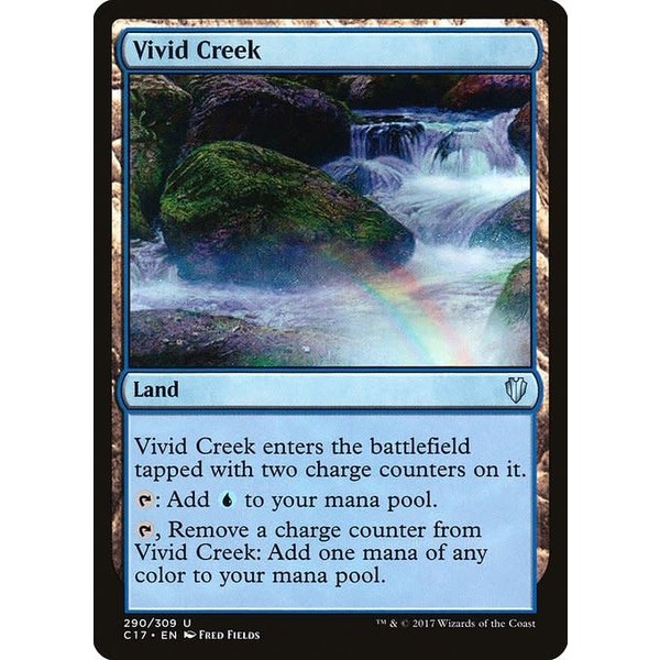 Magic: The Gathering Vivid Creek (290) Moderately Played