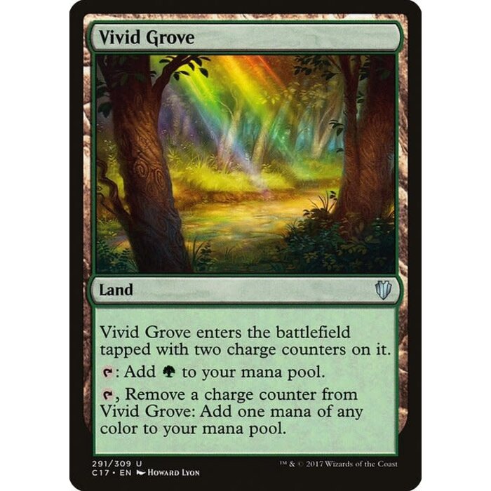 Magic: The Gathering Vivid Grove (291) Lightly Played