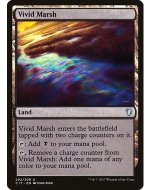 Magic: The Gathering Vivid Marsh (292) Moderately Played
