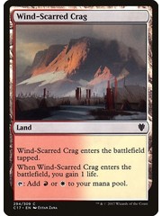 Magic: The Gathering Wind-Scarred Crag (294) Moderately Played