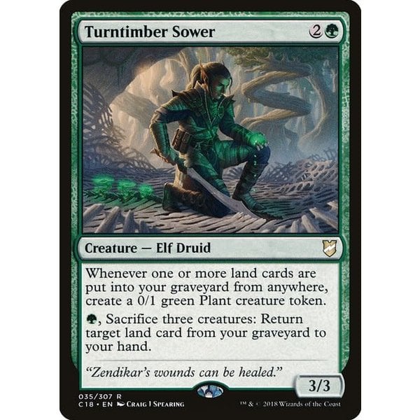 Magic: The Gathering Turntimber Sower (035) Lightly Played