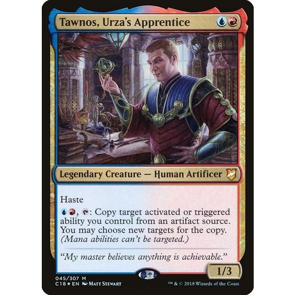 Magic: The Gathering Tawnos, Urza's Apprentice (045) Moderately Played Foil