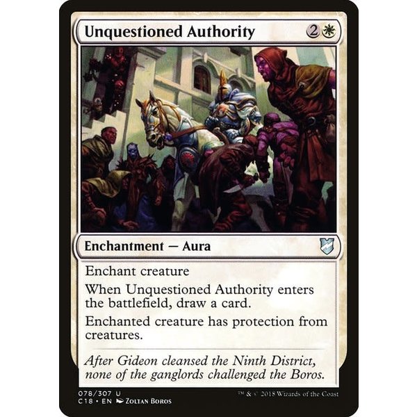 Magic: The Gathering Unquestioned Authority (078) Lightly Played
