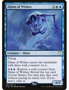 Magic: The Gathering Djinn of Wishes (087) Lightly Played