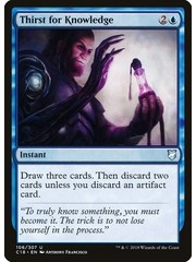 Magic: The Gathering Thirst for Knowledge (106) Lightly Played