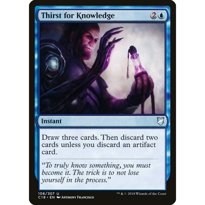 Magic: The Gathering Thirst for Knowledge (106) Lightly Played