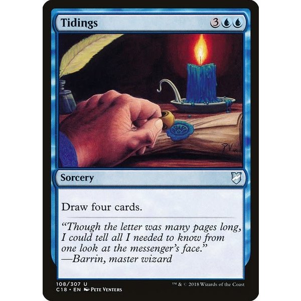 Magic: The Gathering Tidings (108) Lightly Played