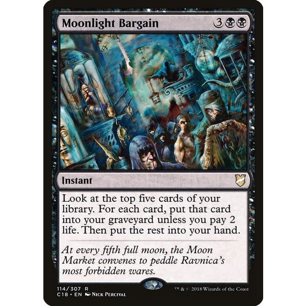 Magic: The Gathering Moonlight Bargain (114) Lightly Played
