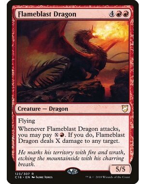 Magic: The Gathering Flameblast Dragon (123) Lightly Played