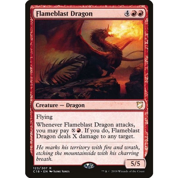 Magic: The Gathering Flameblast Dragon (123) Lightly Played