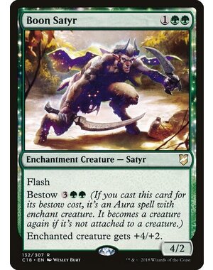 Magic: The Gathering Boon Satyr (132) Lightly Played