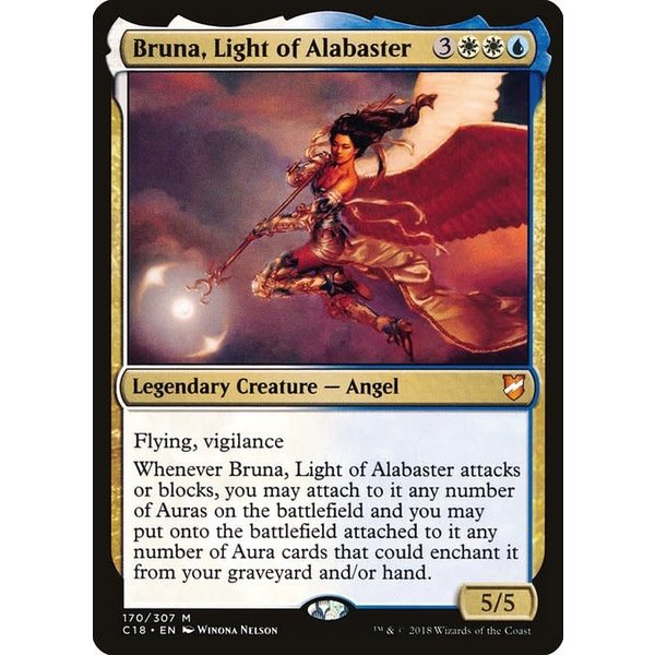 Magic: The Gathering Bruna, Light of Alabaster (170) Lightly Played