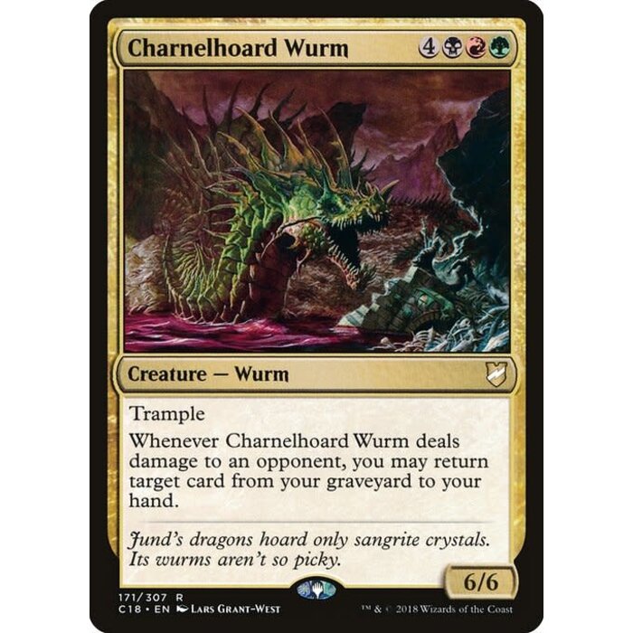 Magic: The Gathering Charnelhoard Wurm (171) Lightly Played