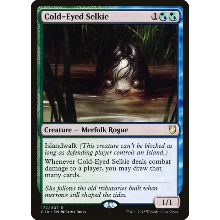 Magic: The Gathering Cold-Eyed Selkie (172) Lightly Played