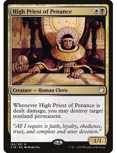 Magic: The Gathering High Priest of Penance (183) Lightly Played