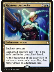 Magic: The Gathering Righteous Authority (188) Lightly Played