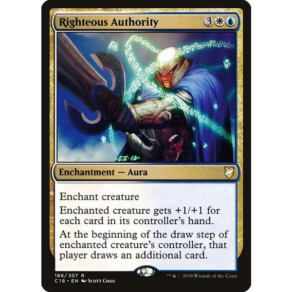Magic: The Gathering Righteous Authority (188) Lightly Played