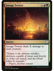 Magic: The Gathering Savage Twister (190) Lightly Played