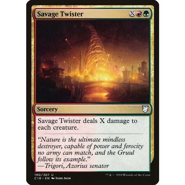 Magic: The Gathering Savage Twister (190) Lightly Played
