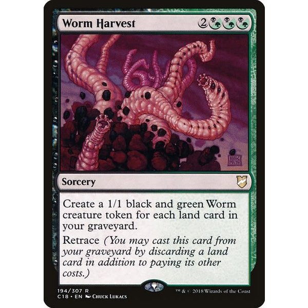 Magic: The Gathering Worm Harvest (194) Lightly Played