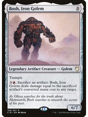 Magic: The Gathering Bosh, Iron Golem (198) Lightly Played