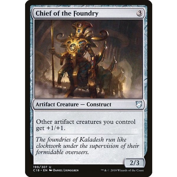 Magic: The Gathering Chief of the Foundry (199) Lightly Played