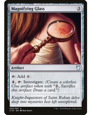 Magic: The Gathering Magnifying Glass (208) Moderately Played