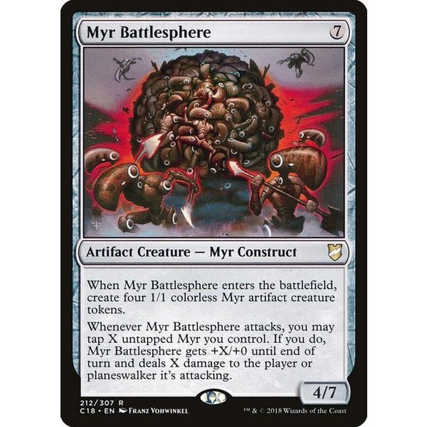 Magic: The Gathering Myr Battlesphere (212) Lightly Played