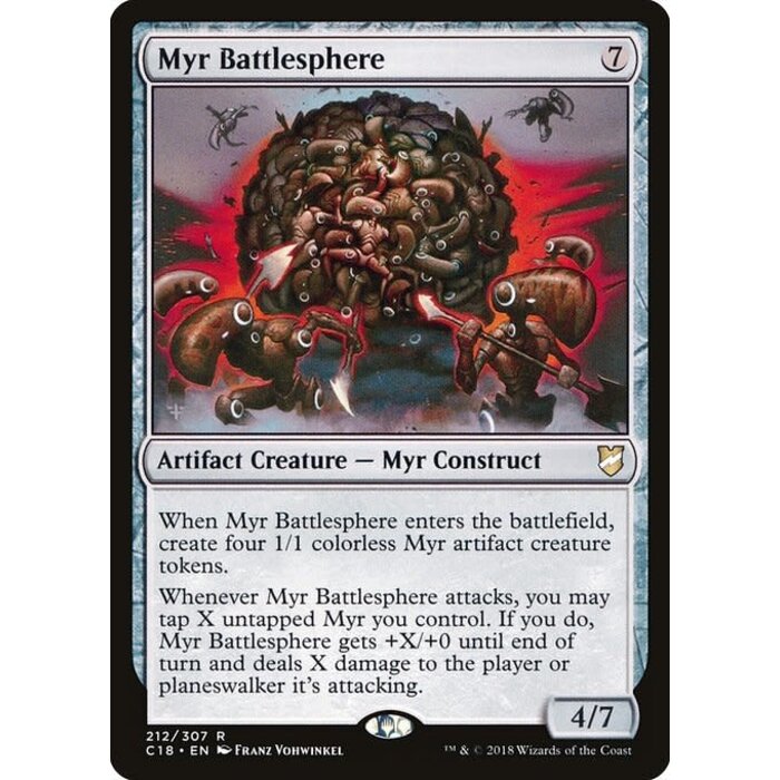 Magic: The Gathering Myr Battlesphere (212) Lightly Played