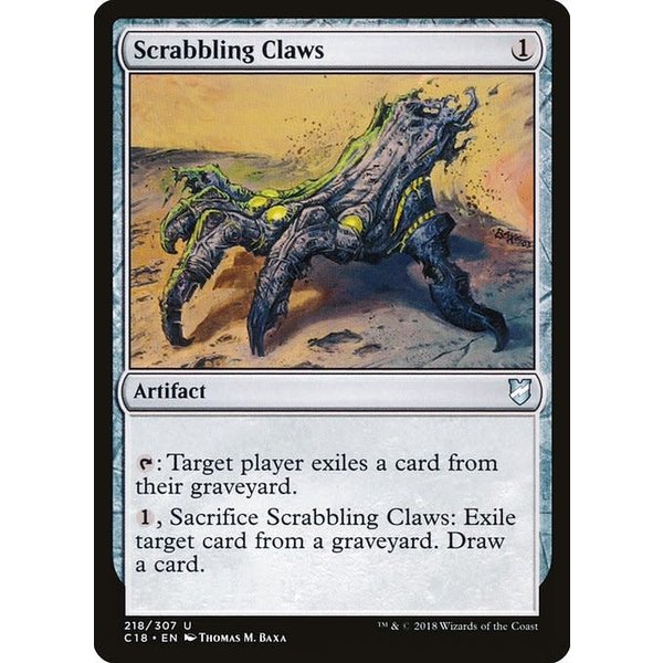 Magic: The Gathering Scrabbling Claws (218) Moderately Played