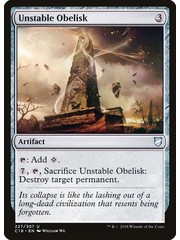 Magic: The Gathering Unstable Obelisk (227) Lightly Played