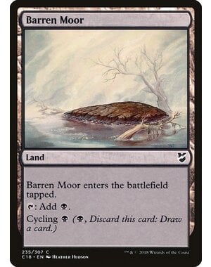Magic: The Gathering Barren Moor (235) Moderately Played