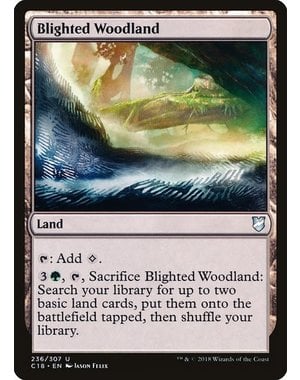 Magic: The Gathering Blighted Woodland (236) Lightly Played