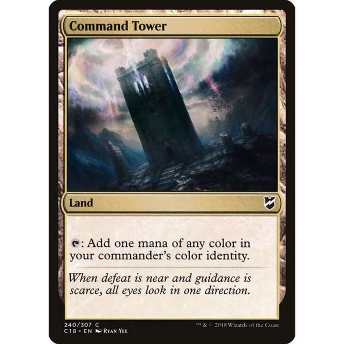 Magic: The Gathering Command Tower (240) Lightly Played