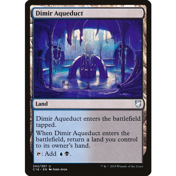 Magic: The Gathering Dimir Aqueduct (242) Lightly Played