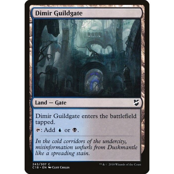 Magic: The Gathering Dimir Guildgate (243) Lightly Played