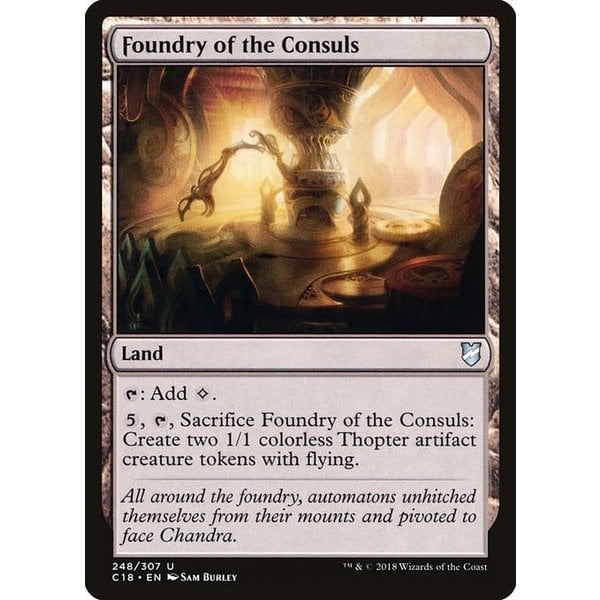 Magic: The Gathering Foundry of the Consuls (248) Lightly Played