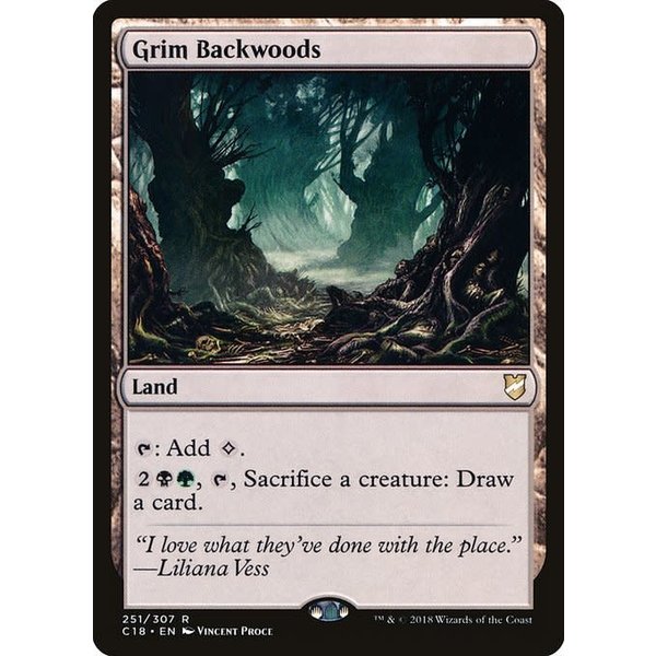 Magic: The Gathering Grim Backwoods (251) Lightly Played