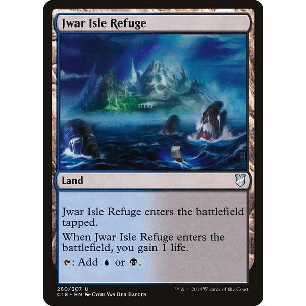 Magic: The Gathering Jwar Isle Refuge (260) Moderately Played