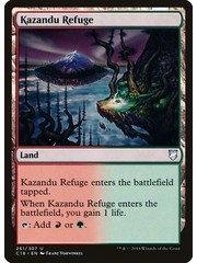 Magic: The Gathering Kazandu Refuge (261) Lightly Played
