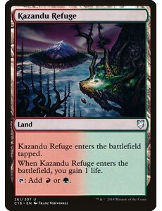 Magic: The Gathering Kazandu Refuge (261) Lightly Played