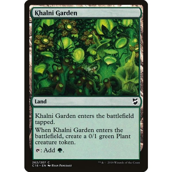 Magic: The Gathering Khalni Garden (262) Lightly Played
