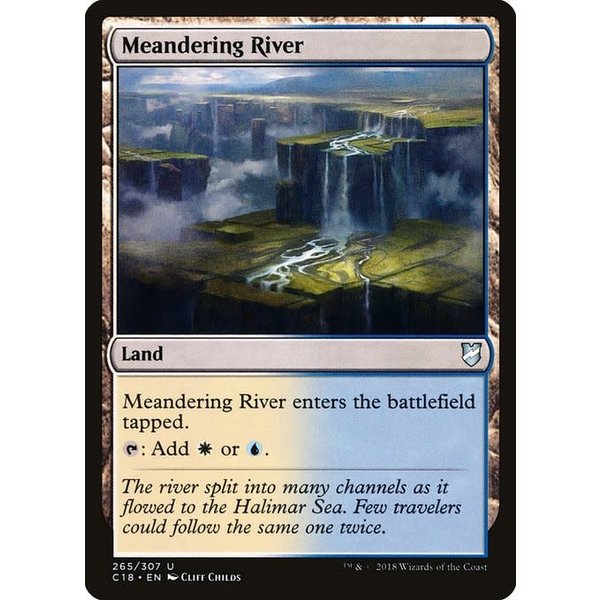 Magic: The Gathering Meandering River (265) Lightly Played