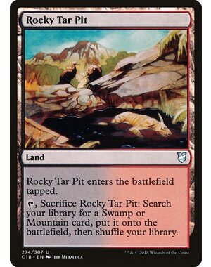 Magic: The Gathering Rocky Tar Pit (274) Lightly Played