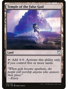 Magic: The Gathering Temple of the False God (285) Moderately Played