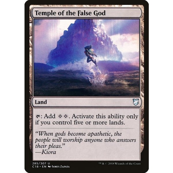 Magic: The Gathering Temple of the False God (285) Moderately Played