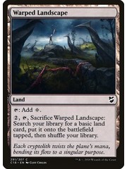 Magic: The Gathering Warped Landscape (291) Lightly Played