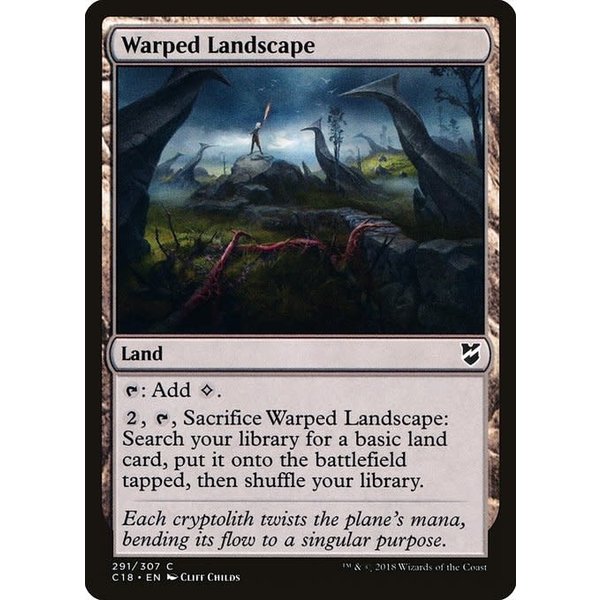 Magic: The Gathering Warped Landscape (291) Lightly Played
