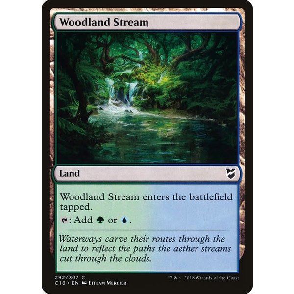 Magic: The Gathering Woodland Stream (292) Lightly Played